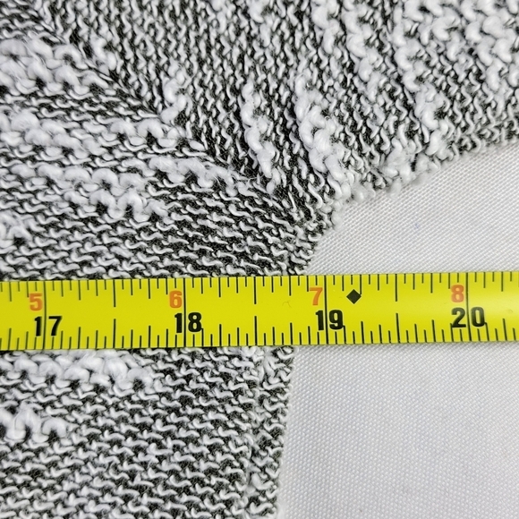 Ann Taylor Loft Factory Sweater Size S Lace Hem Open Knit 3/4 Sleeve Marled - Picture 9 of 11